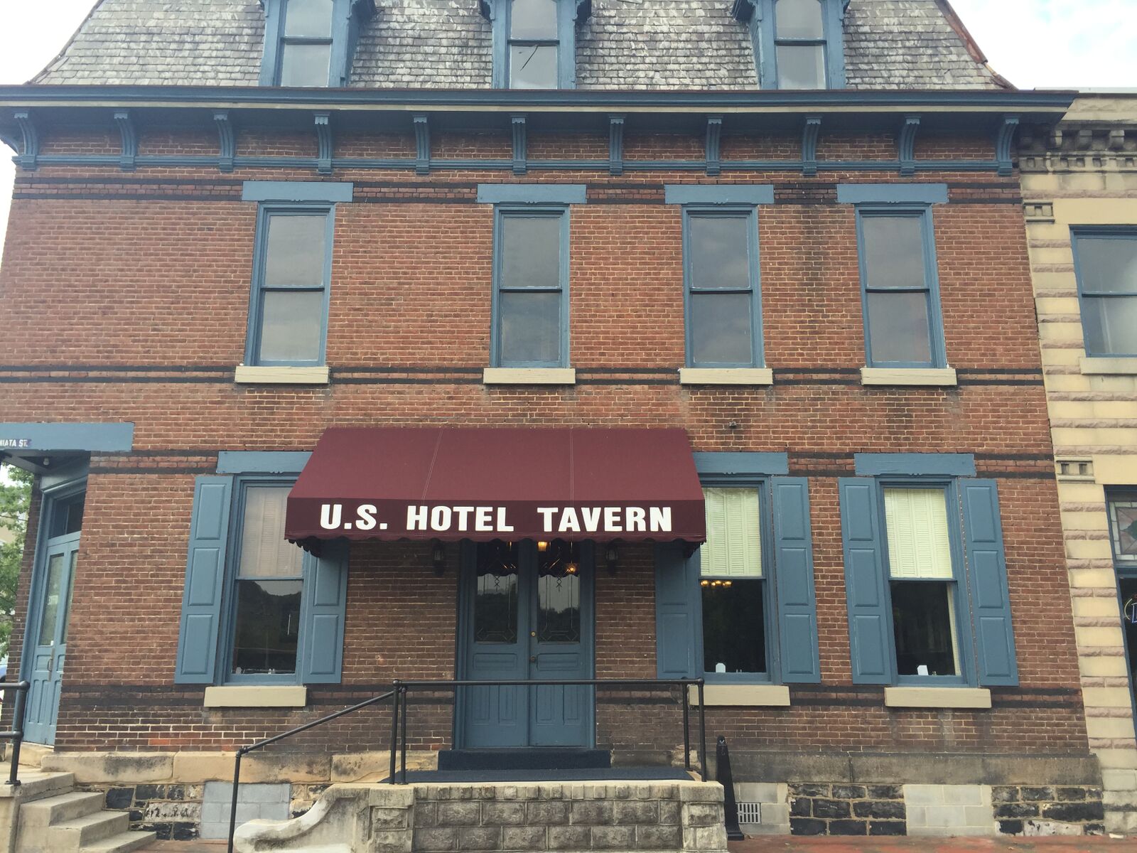 Front Awning of U.S. Hotel Tavern